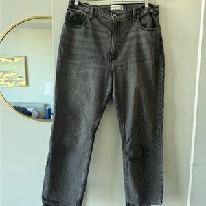 Abercrombie & Fitch Women’s Ankle Straight Ultra High Rise